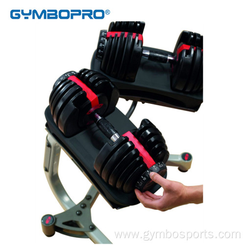 Home Fitness Hex Rubber Custom New Adjustable Dumbbells